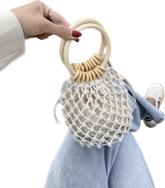 Mini Drawstring Eco Friendly Bucket Beach Bag image 0