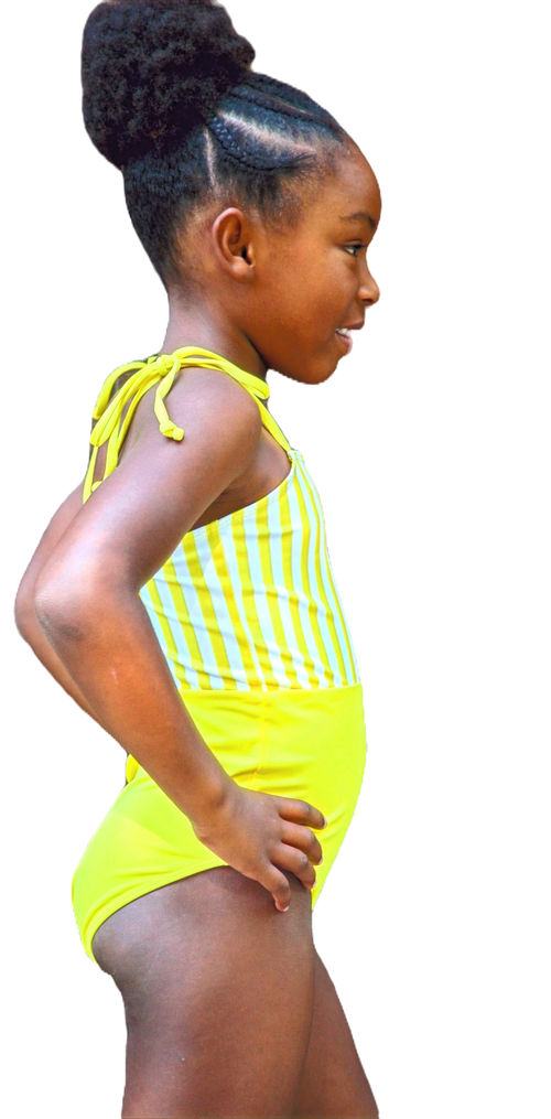 Girls Sunshine eco friendly one piece swimsuit image 1